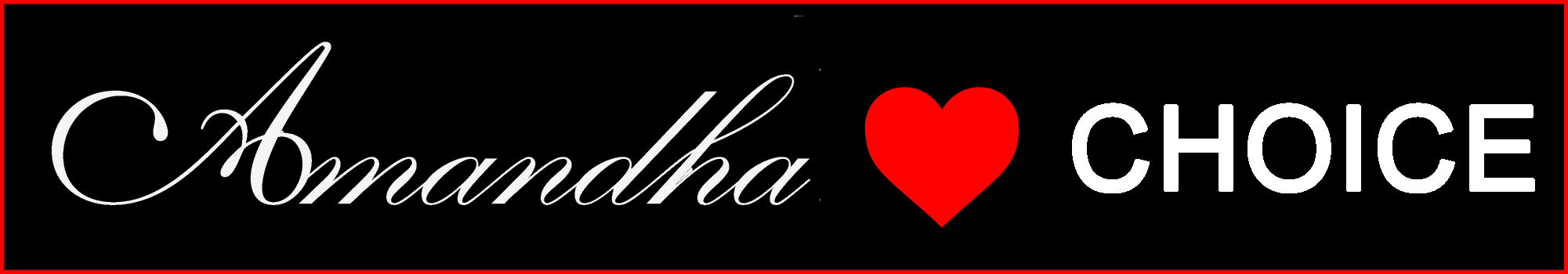Banner Amandha Love Choice